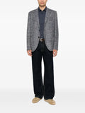 ETRO check-pattern notched-lapel blazer