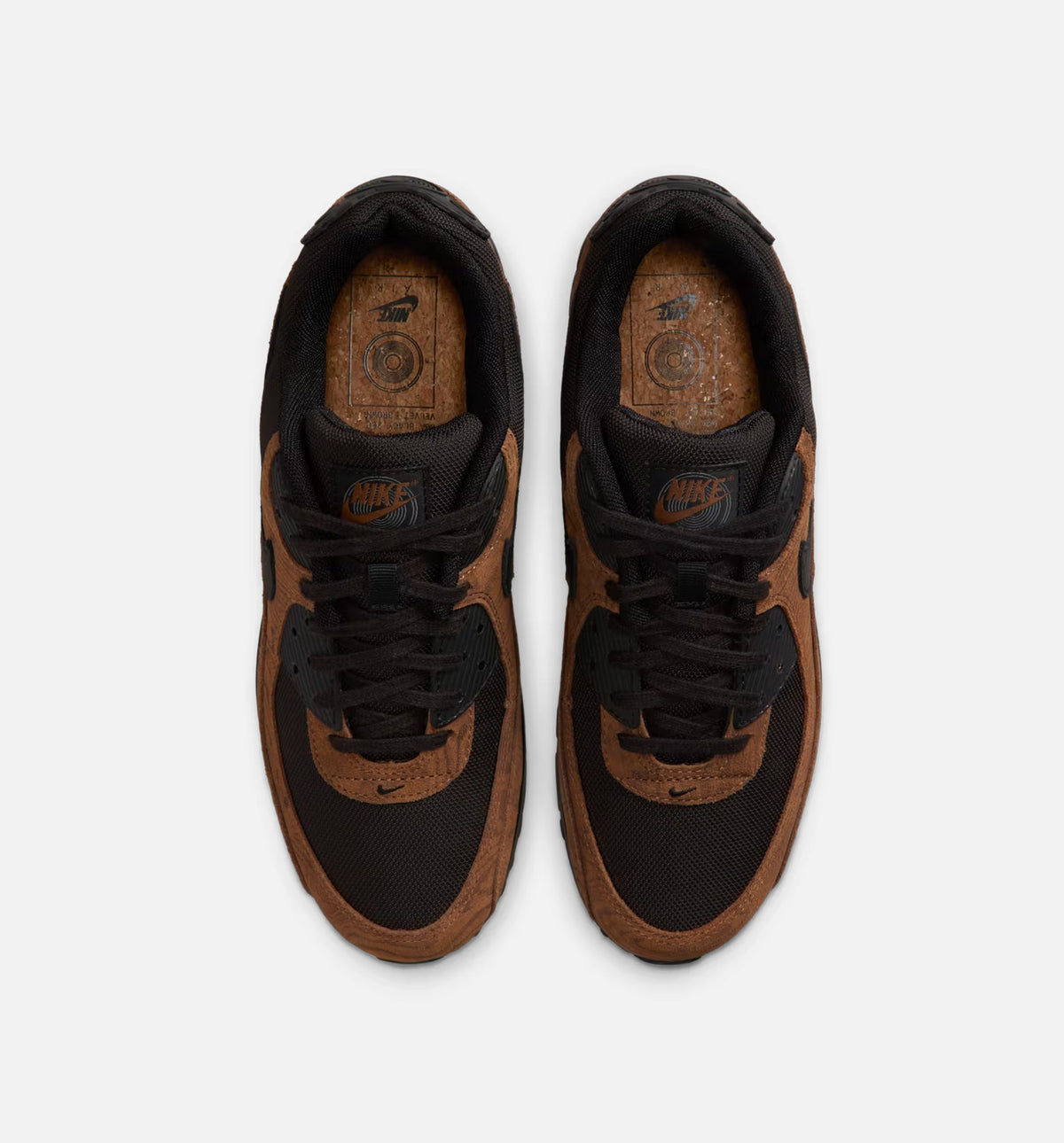 Nike Air Max 90 Premium Men's Sneakers - Light British Tan/Velvet Brown/Black