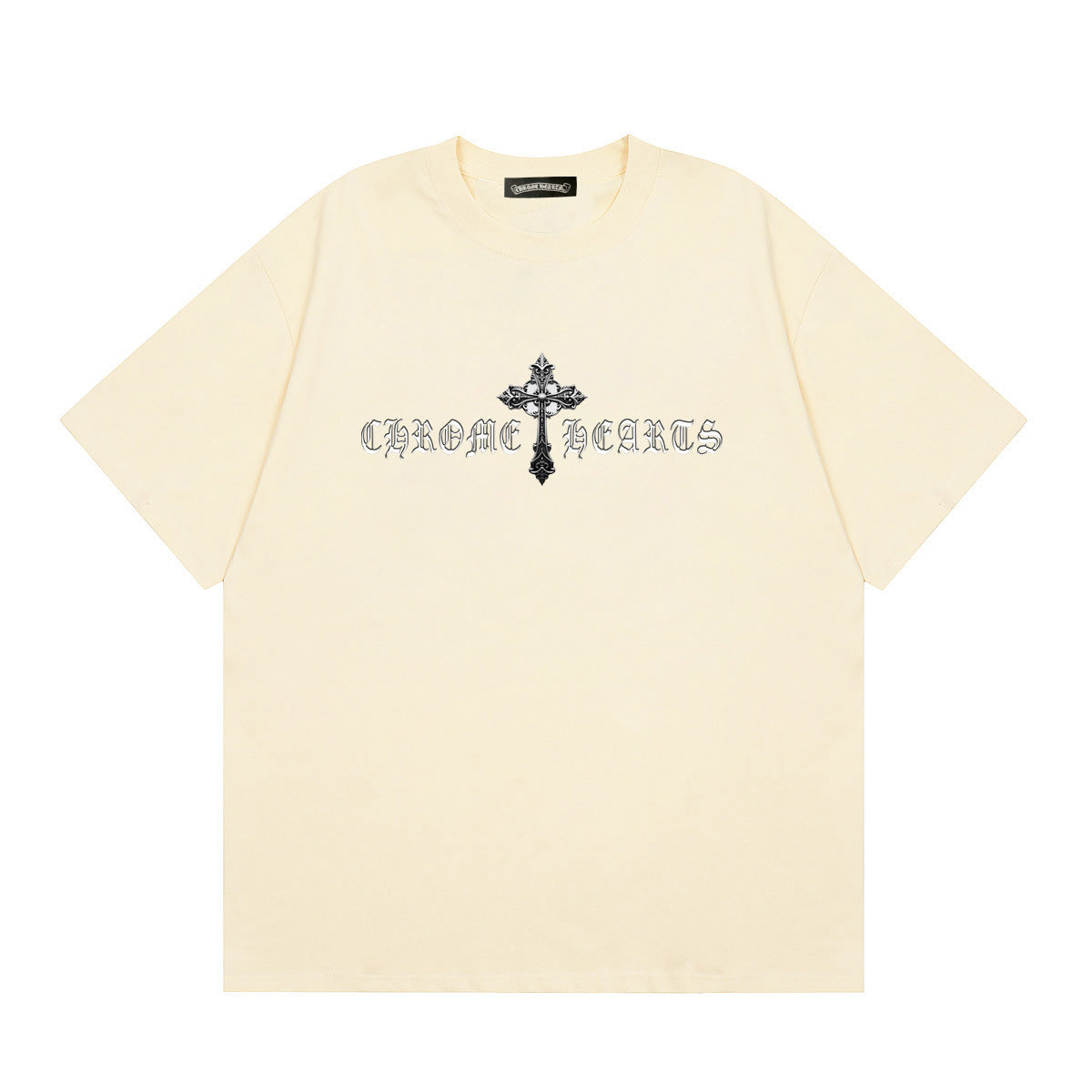 Chrome Hearts Multi‑Cross Horseshoe Graphic Oversized Tee Streetwear