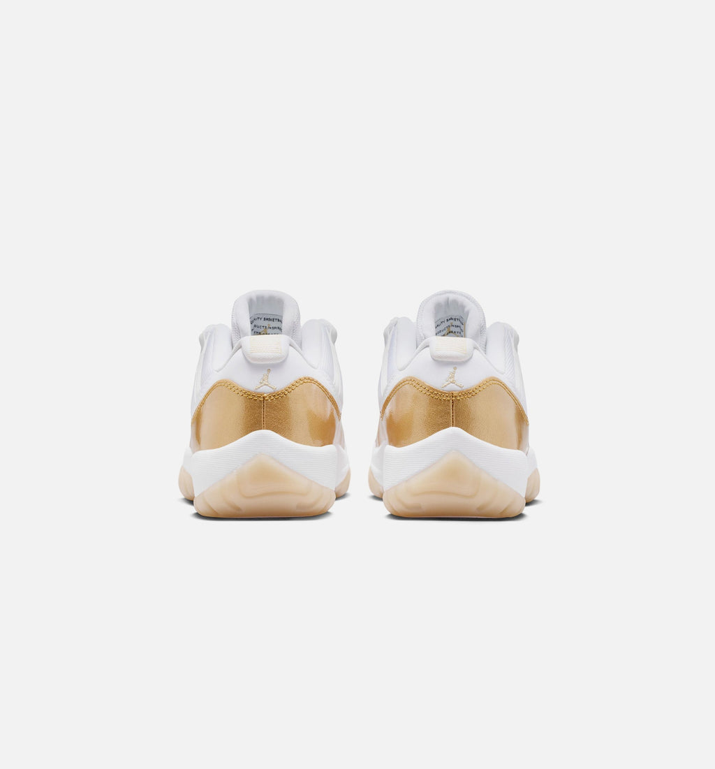 Air Jordan 11 Retro Low Mother's Day – Women's Lifestyle Shoe in White/Metallic Gold/Team Gold