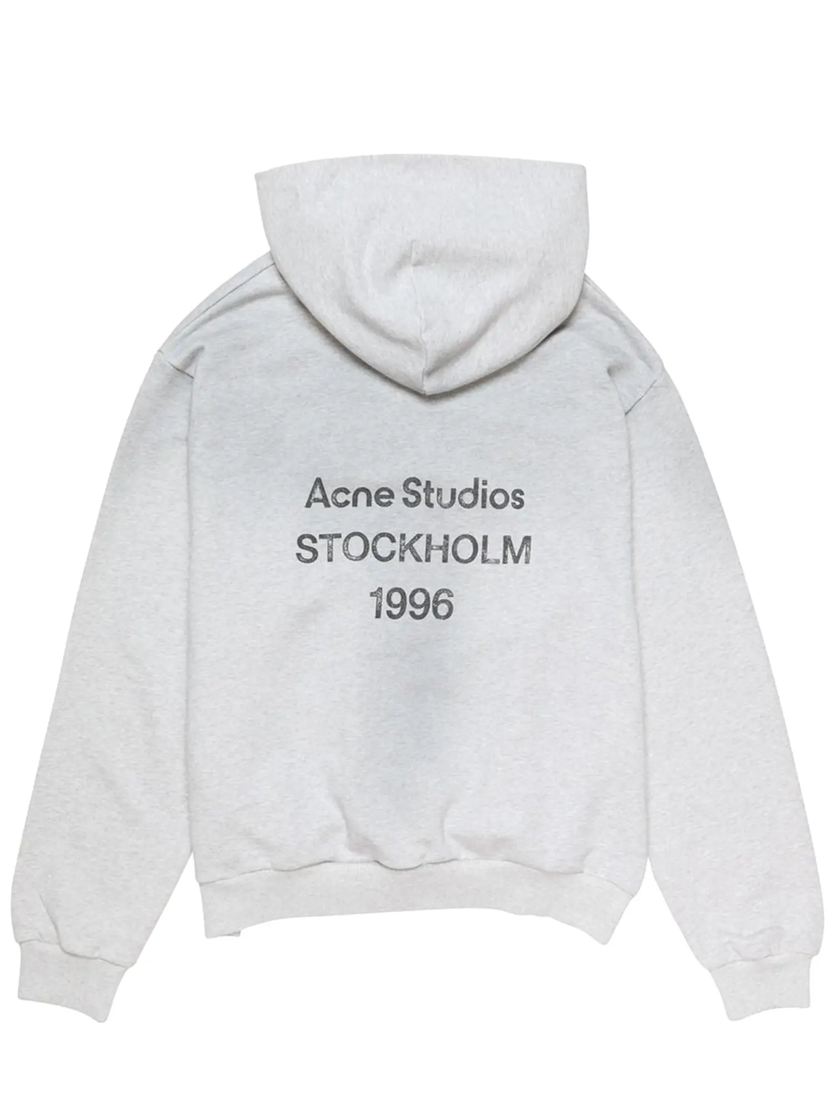 Acne Studios Stockholm Logo Hoodie in Grey