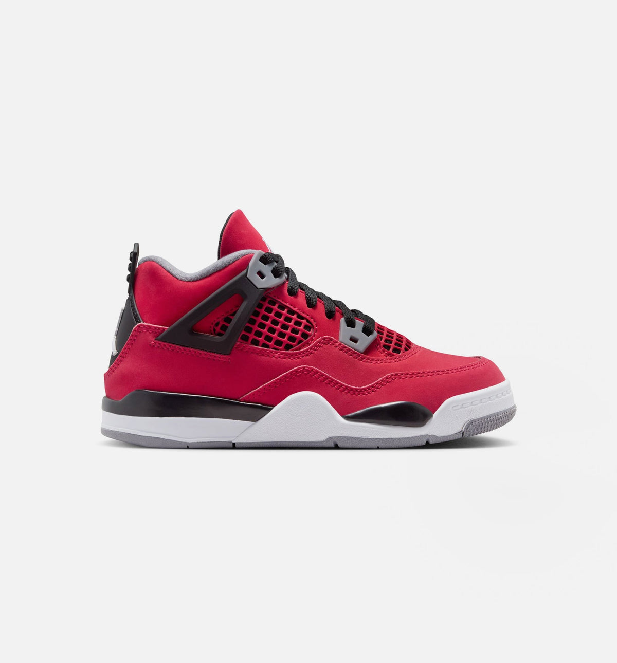 Air Jordan 4 Retro Toro Bravo | Preschool Lifestyle Shoe | Fire Red/White/Black/Cement Grey
